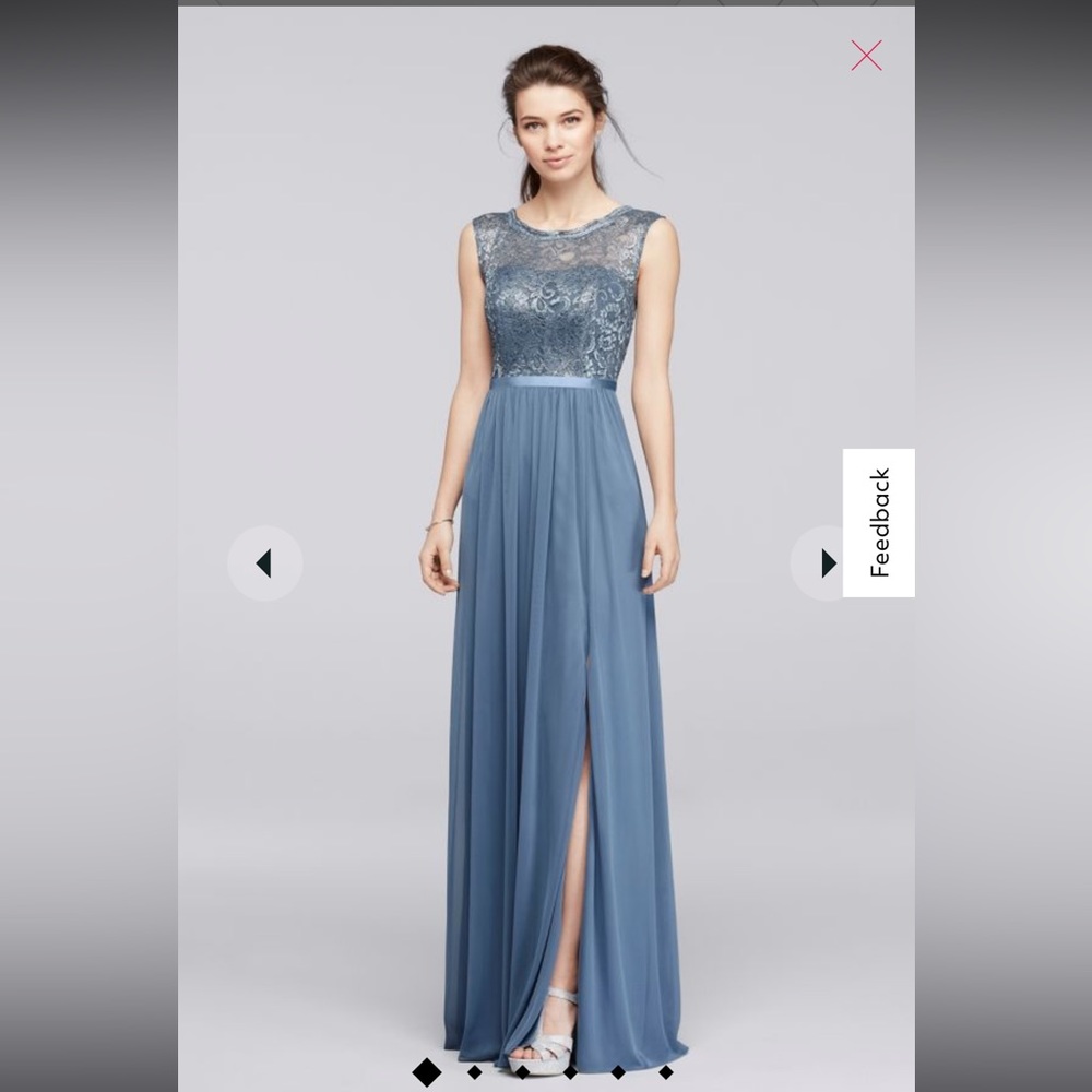 David’s bridal bridesmaid dress